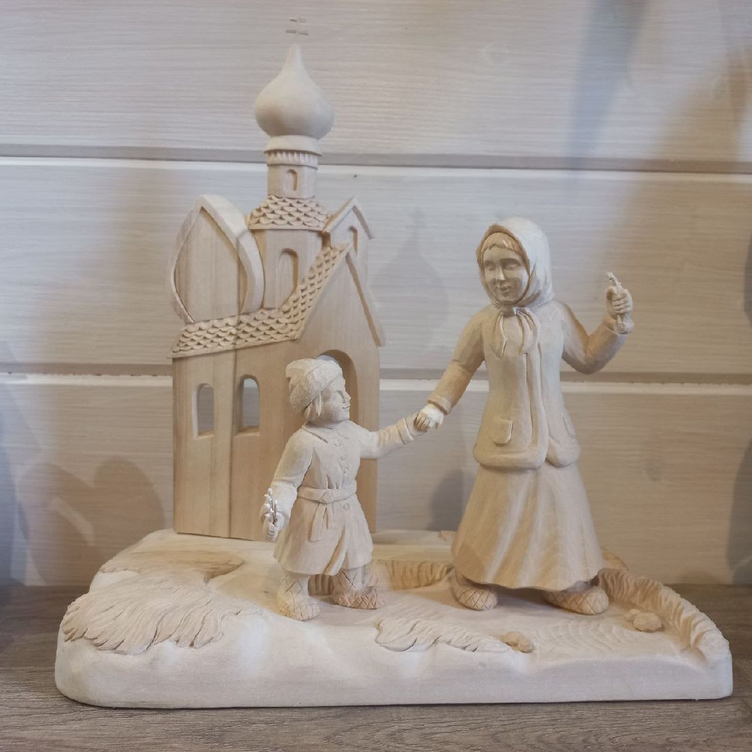 сергиев посад, богородская резьба, владимир алманов, резьба по дереву, резьба по льду,