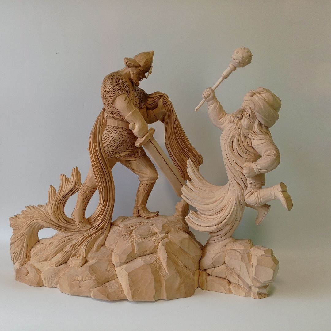 сергиев посад, богородская резьба, владимир алманов, резьба по дереву, резьба по льду,