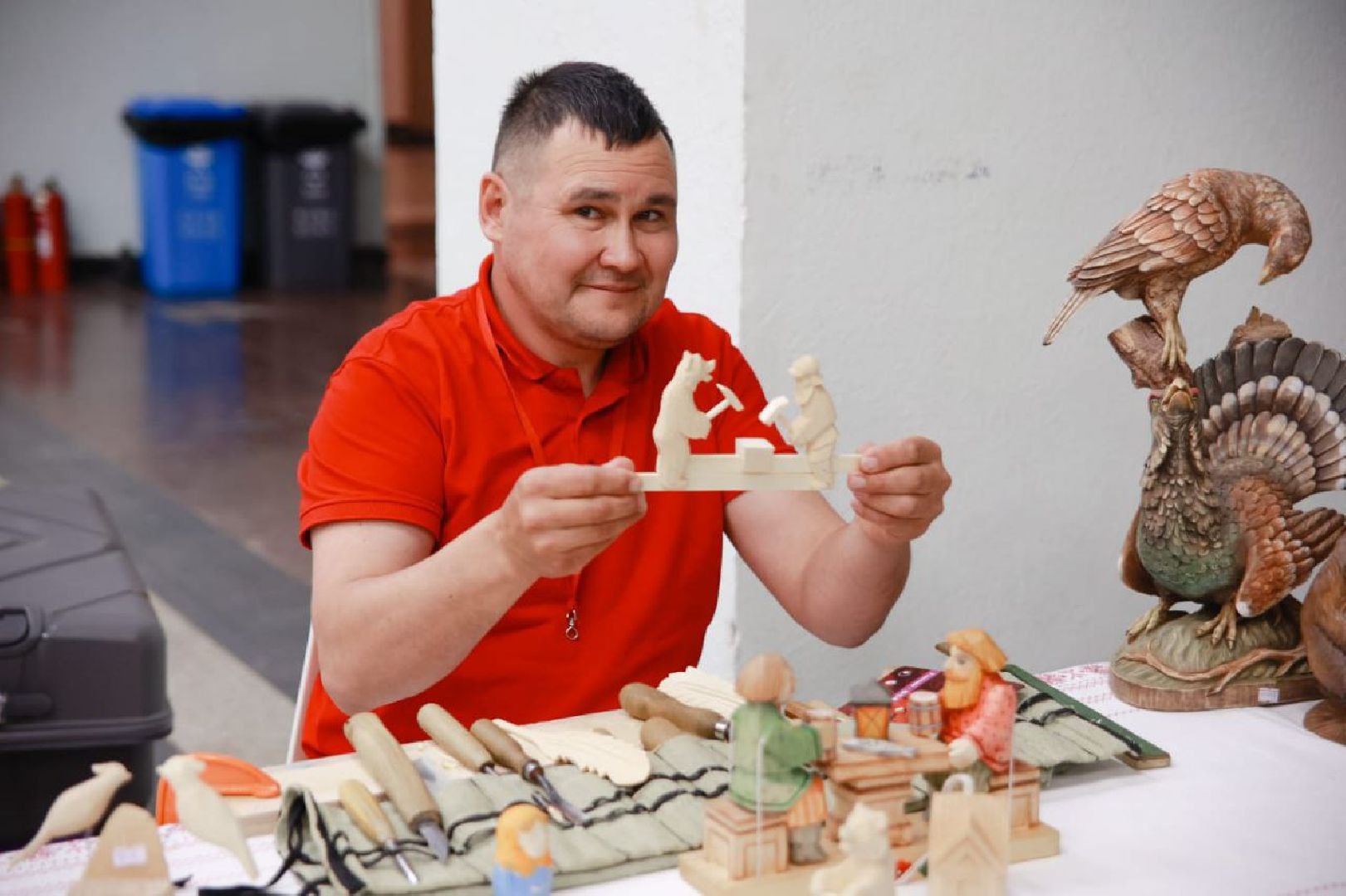 сергиев посад, богородская резьба, владимир алманов, резьба по дереву, резьба по льду,