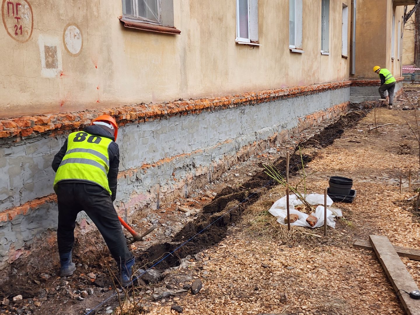 Чехов, улица Ильича 33, жилой дом, капитальный ремонт фундамента, отмостка, цоколь, бурение, заполнение пустот, укрепление и усиление фундамента, фонд капитального ремонта московской области,