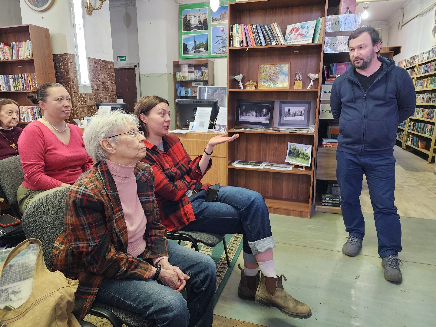 фрязино, лекция в библиотеке, фотографы,