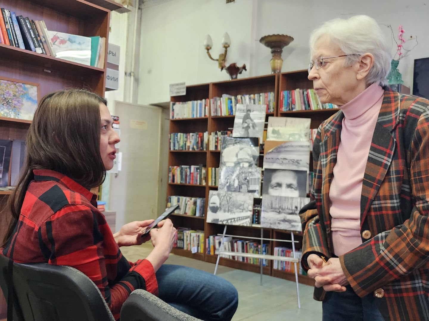 фрязино, лекция в библиотеке, фотографы,