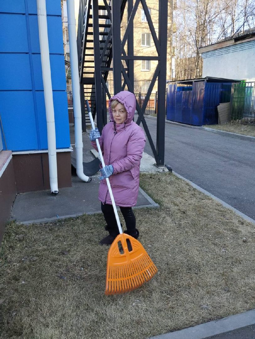 реутов, образование, уборка, субботник,дети на уборке,