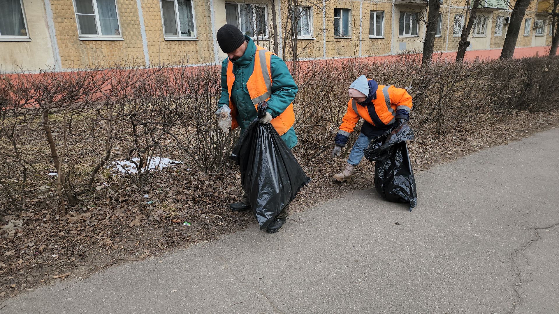 серпухов, подмосковье, уборка улиц,