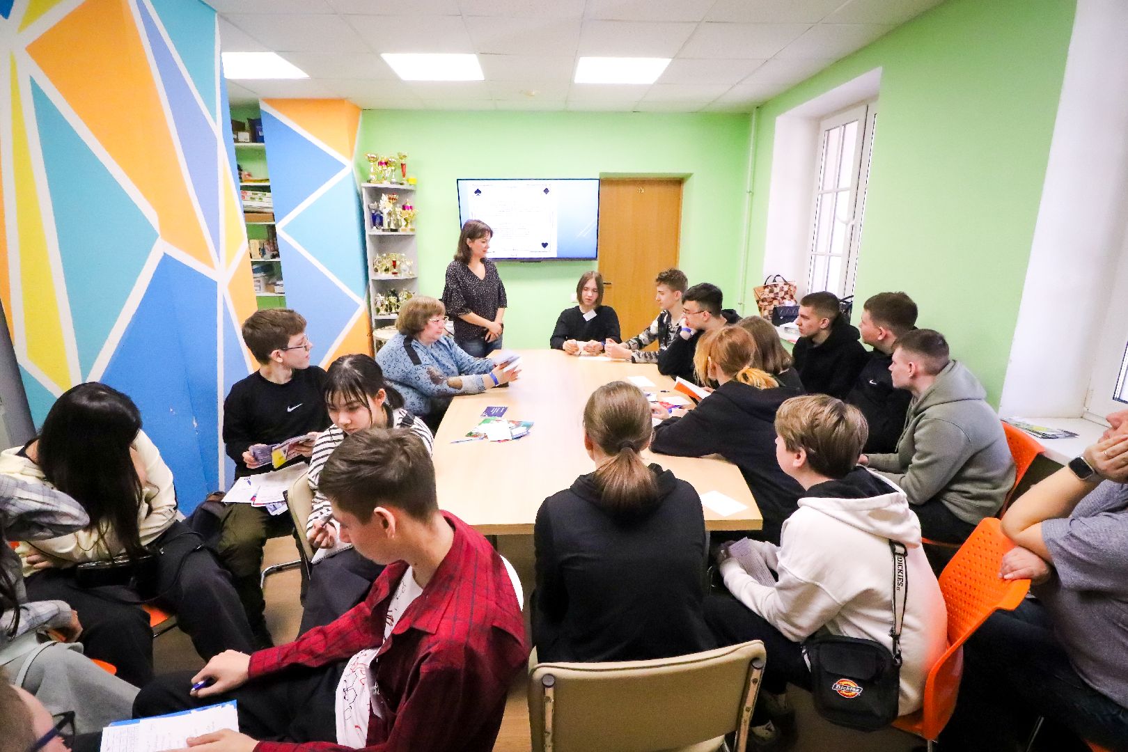 Клин, общество, образование, ярмарка вузов, студенты, школьники,