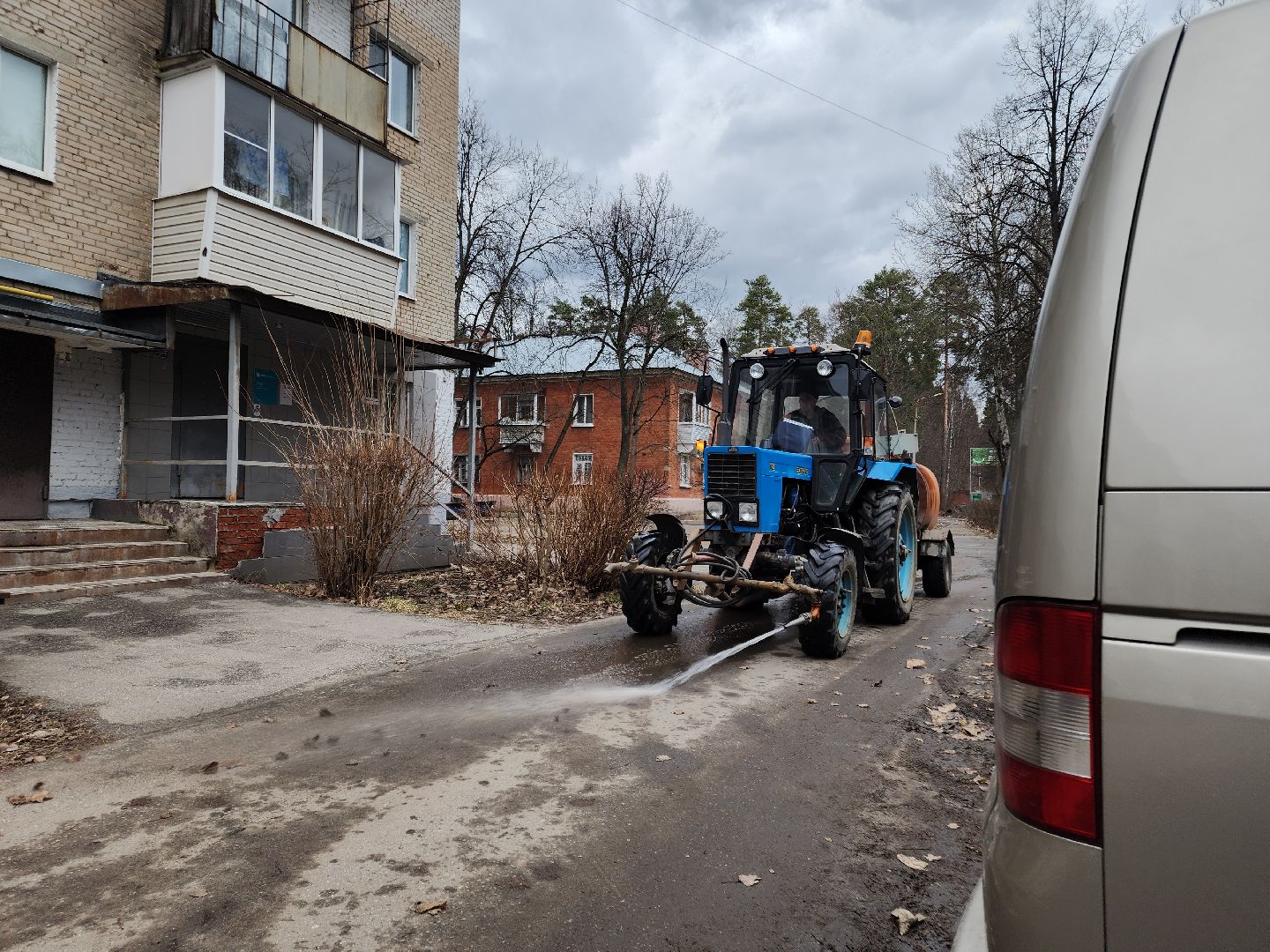 Черноголовка, Уборка листвы, Жкх,