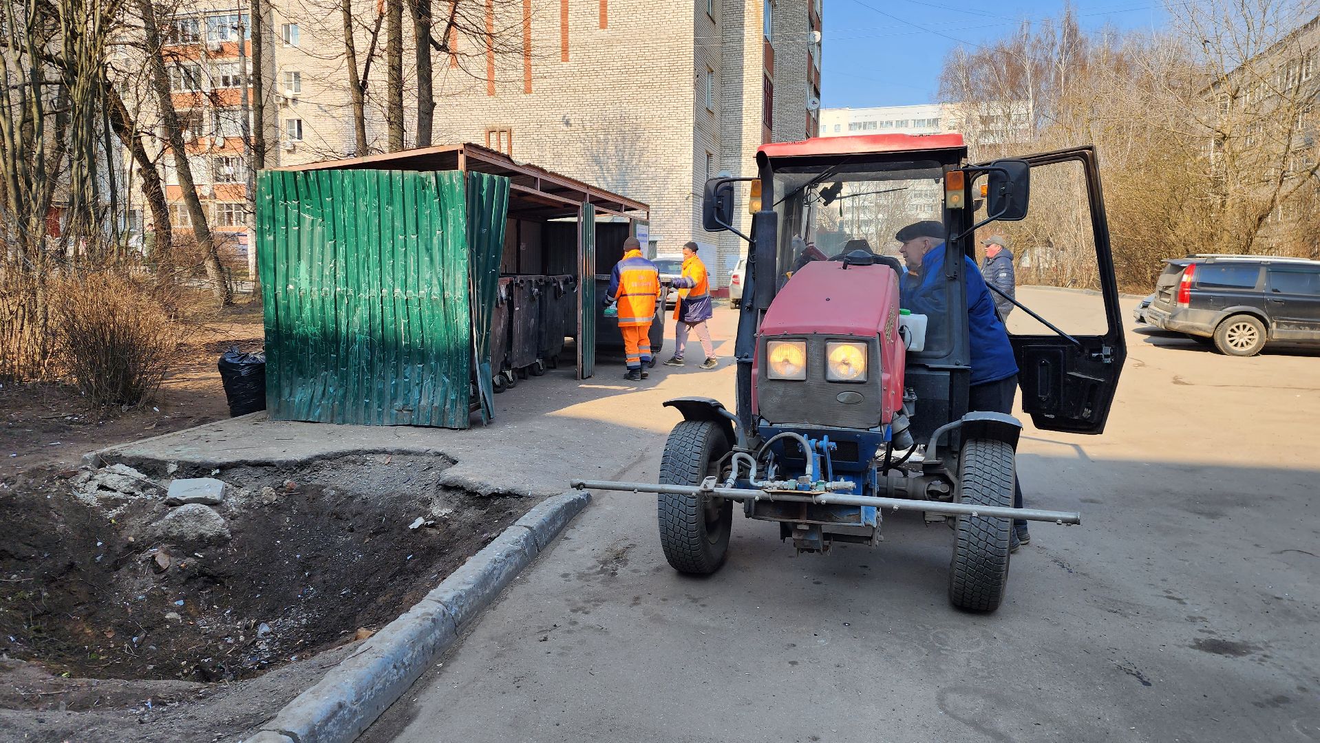 истра, благоустройство, контейнерная площадка,