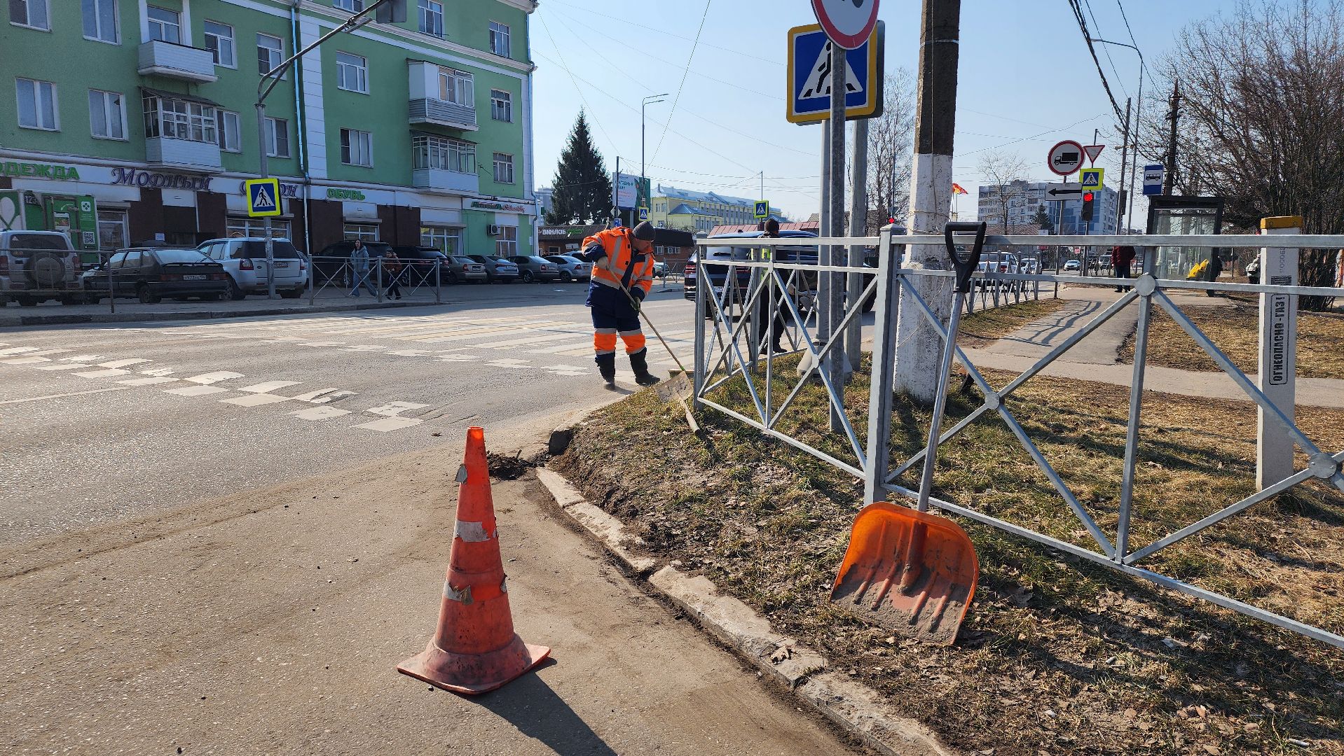 месячник благоустройства, уборка улиц, коммунальные службы, Старая Купавна, Богородский городской округ,