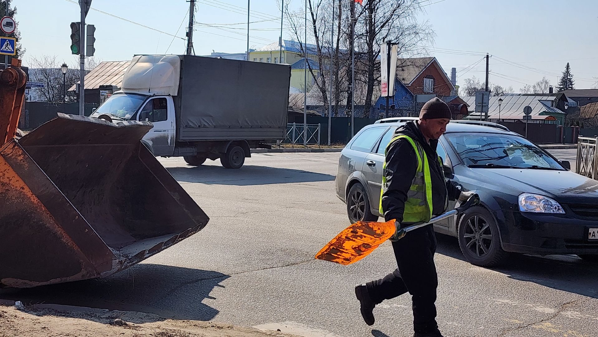 месячник благоустройства, уборка улиц, коммунальные службы, Старая Купавна, Богородский городской округ,