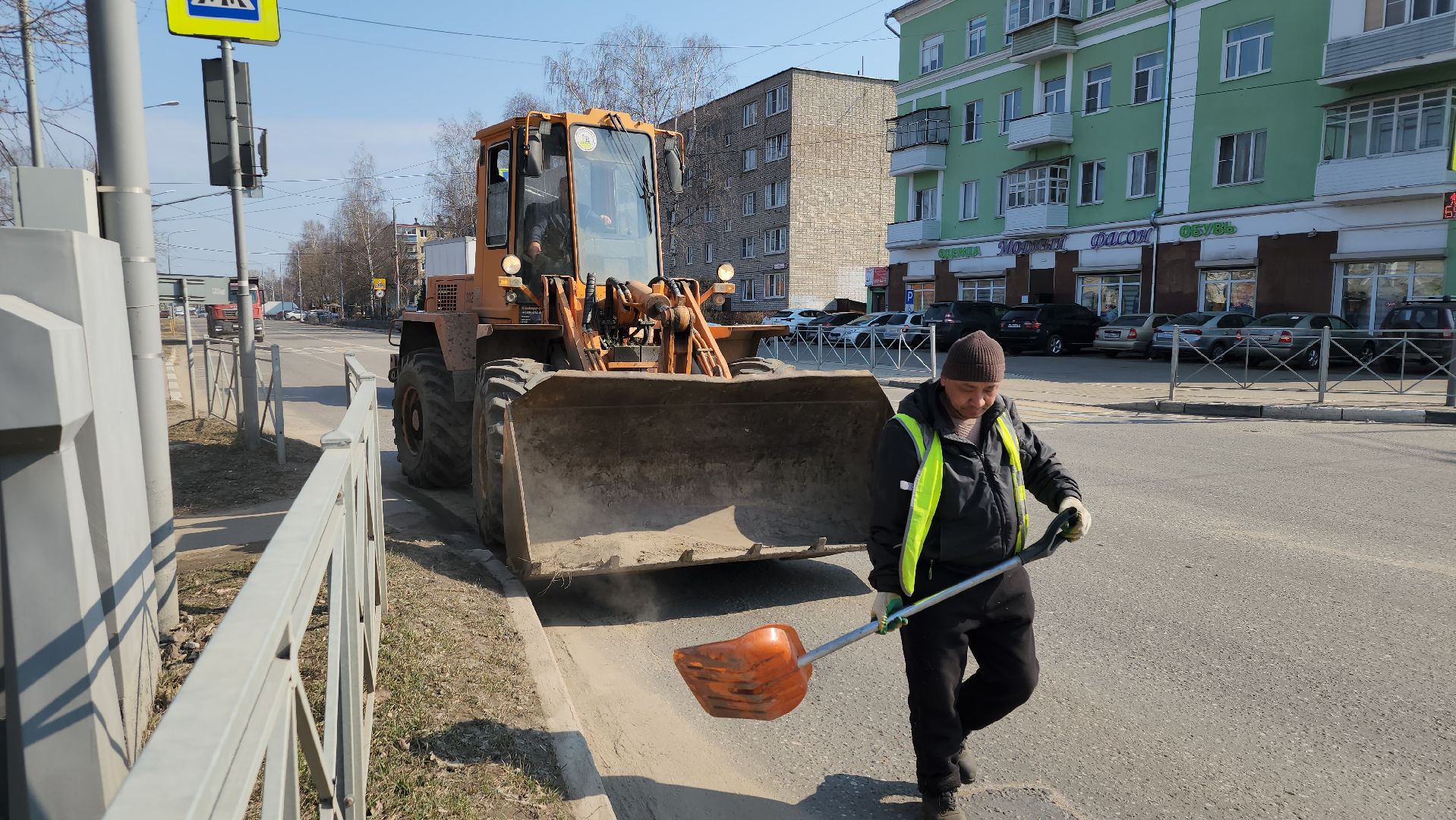 месячник благоустройства, уборка улиц, коммунальные службы, Старая Купавна, Богородский городской округ,