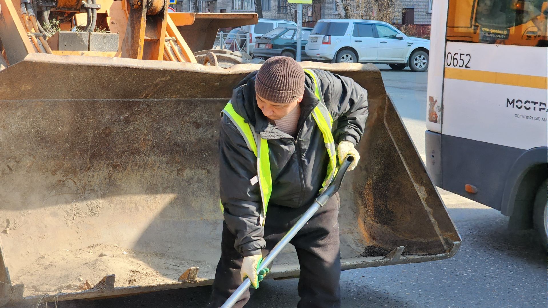 месячник благоустройства, уборка улиц, коммунальные службы, Старая Купавна, Богородский городской округ,
