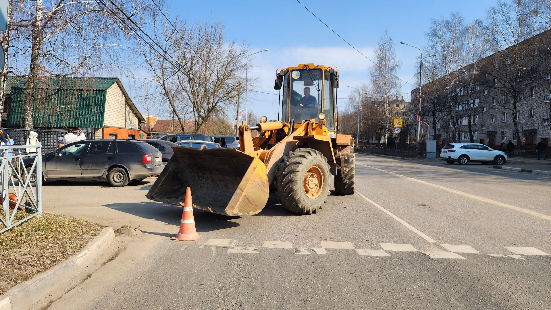 месячник благоустройства, уборка улиц, коммунальные службы, Старая Купавна, Богородский городской округ,