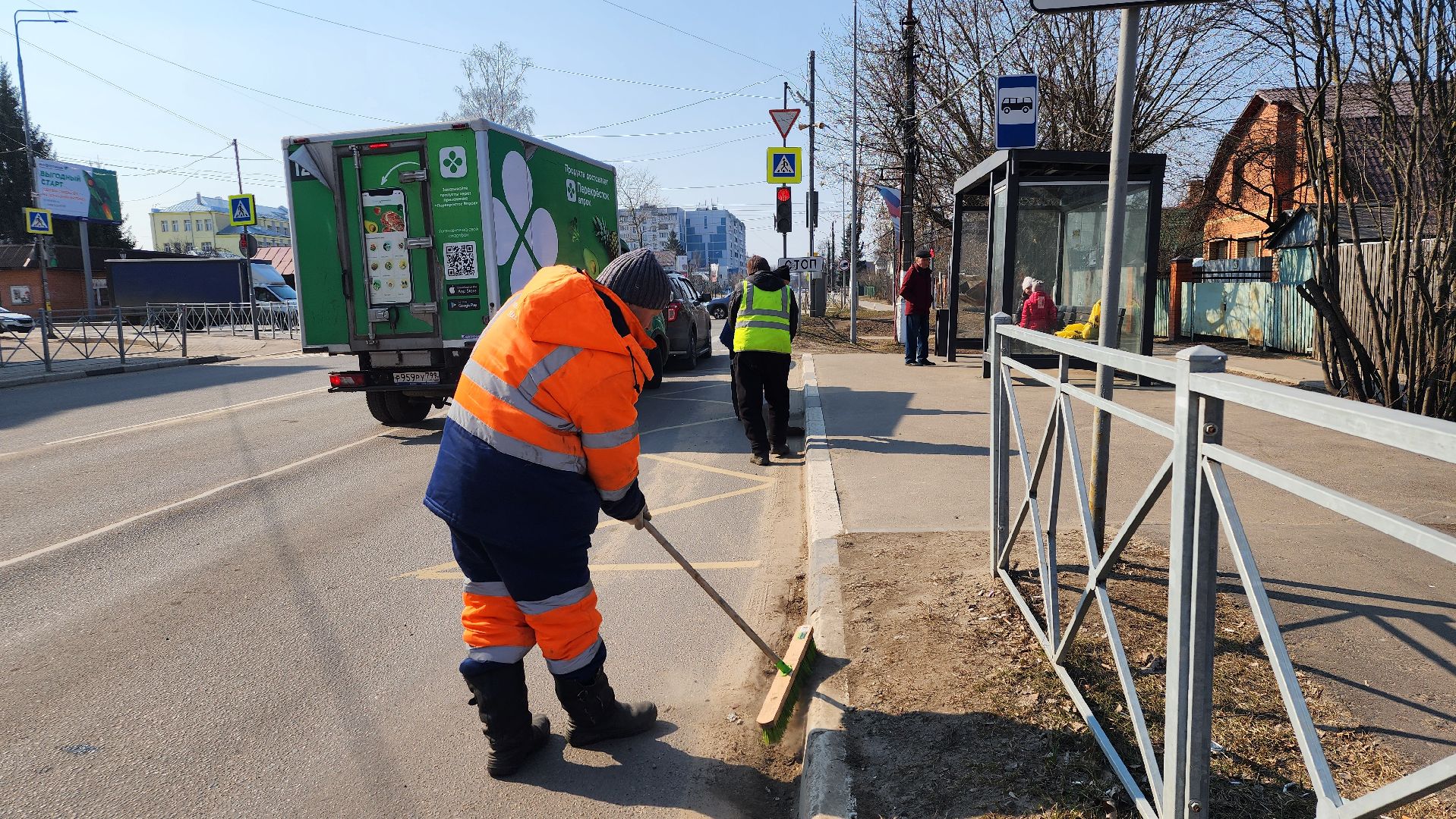 месячник благоустройства, уборка улиц, коммунальные службы, Старая Купавна, Богородский городской округ,