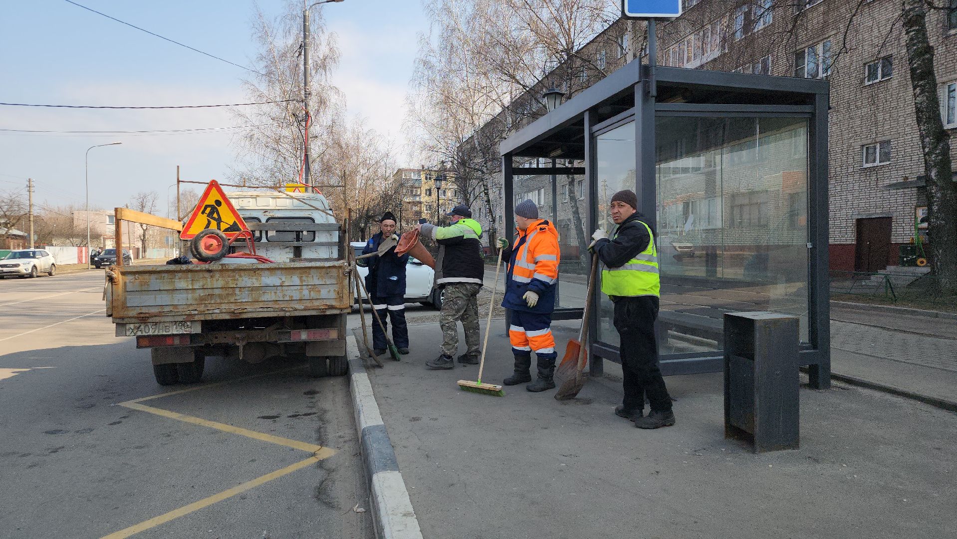 месячник благоустройства, уборка улиц, коммунальные службы, Старая Купавна, Богородский городской округ,