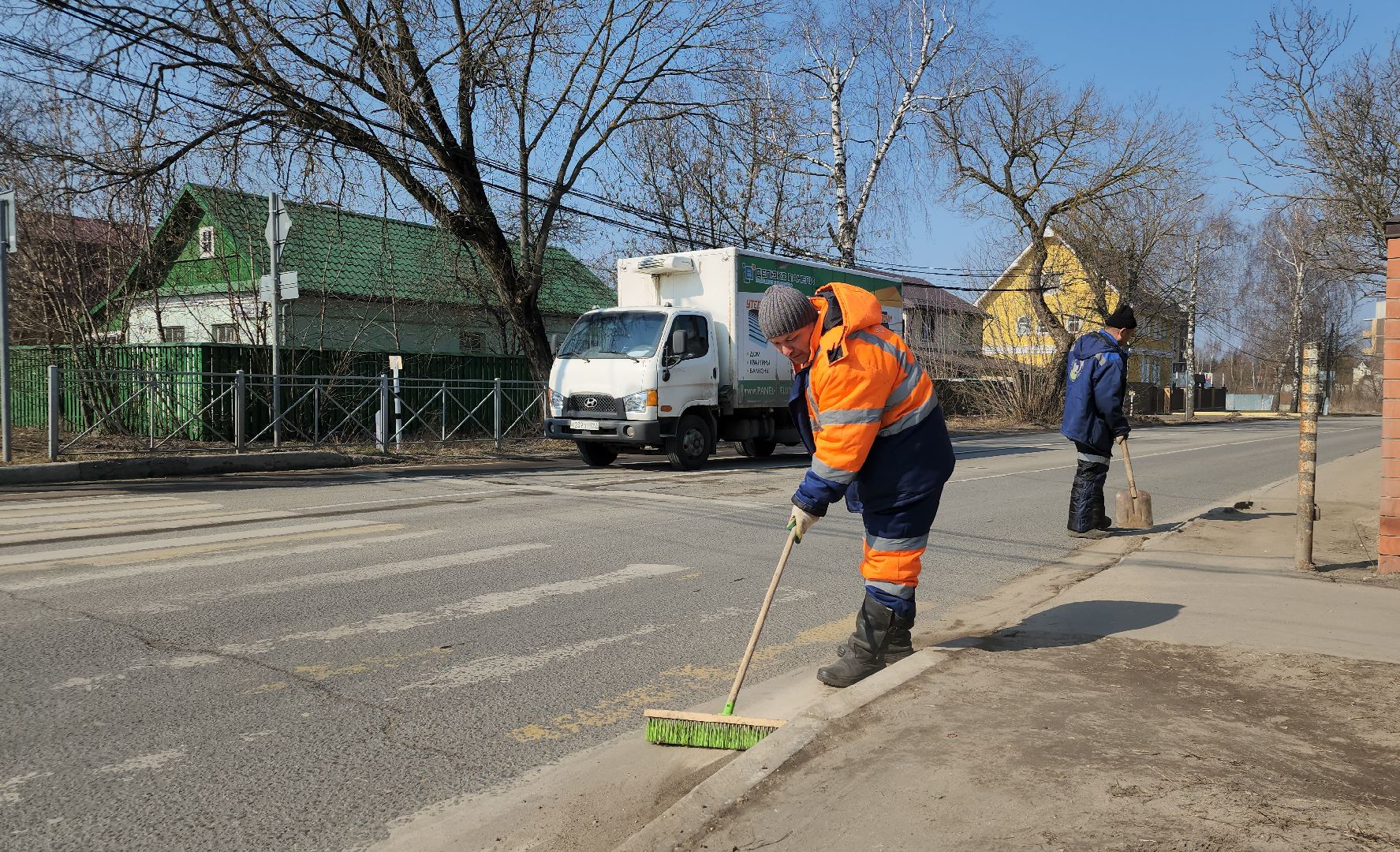 месячник благоустройства, уборка улиц, коммунальные службы, Старая Купавна, Богородский городской округ,