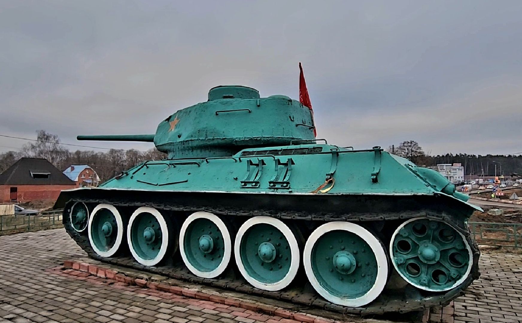 серпухов, подмосковье, лавриненко, танк, памятник, великая отечественная война,