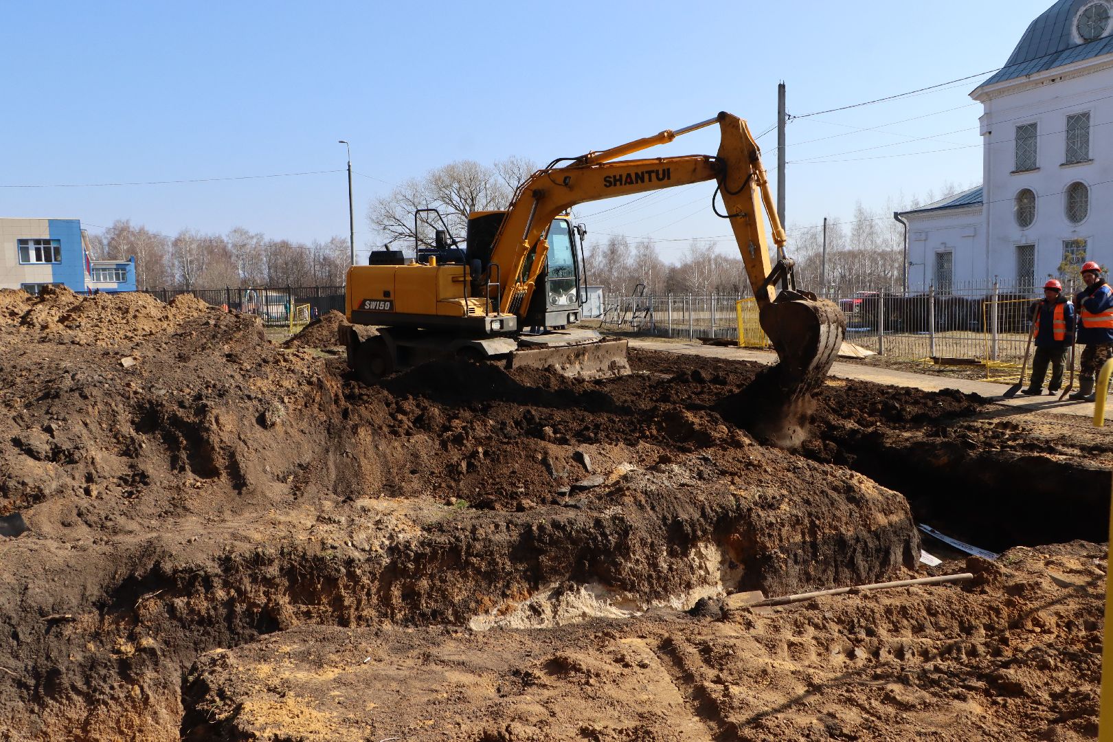 серебряные пруды, мочилы, реконструкция теплосетей, жкх,