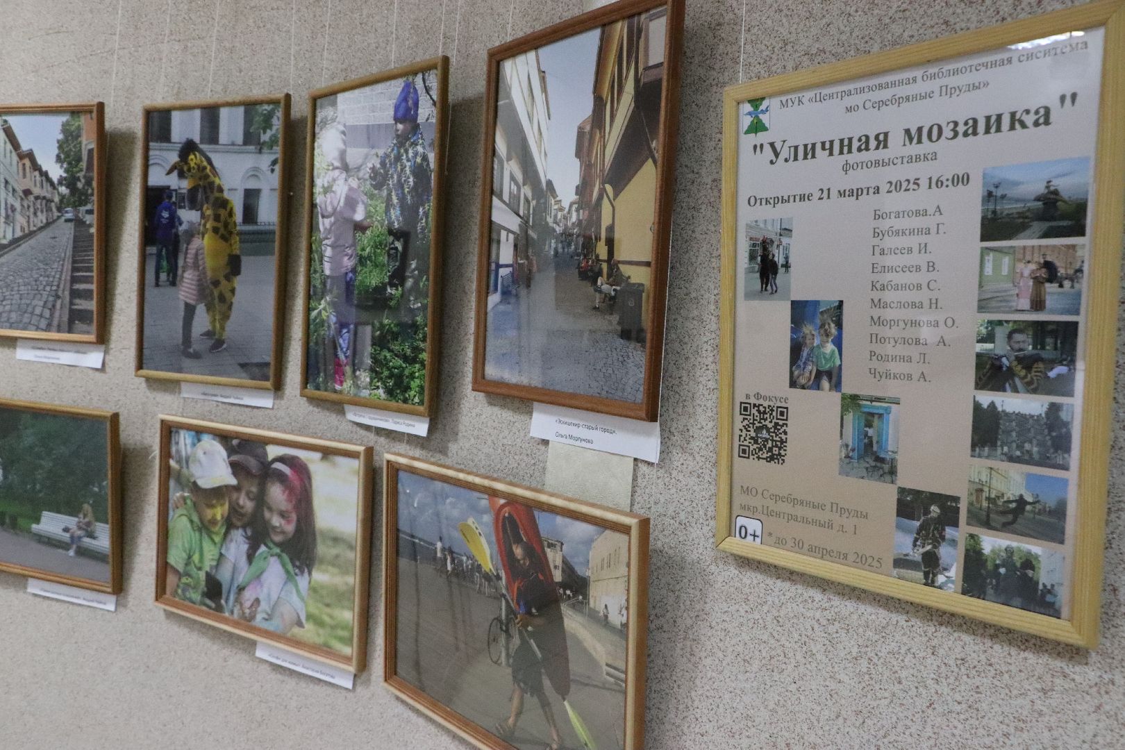 серебряные пруды, культура, центральная библиотека серебряных прудов, фотовыставка, уличная мозаика,