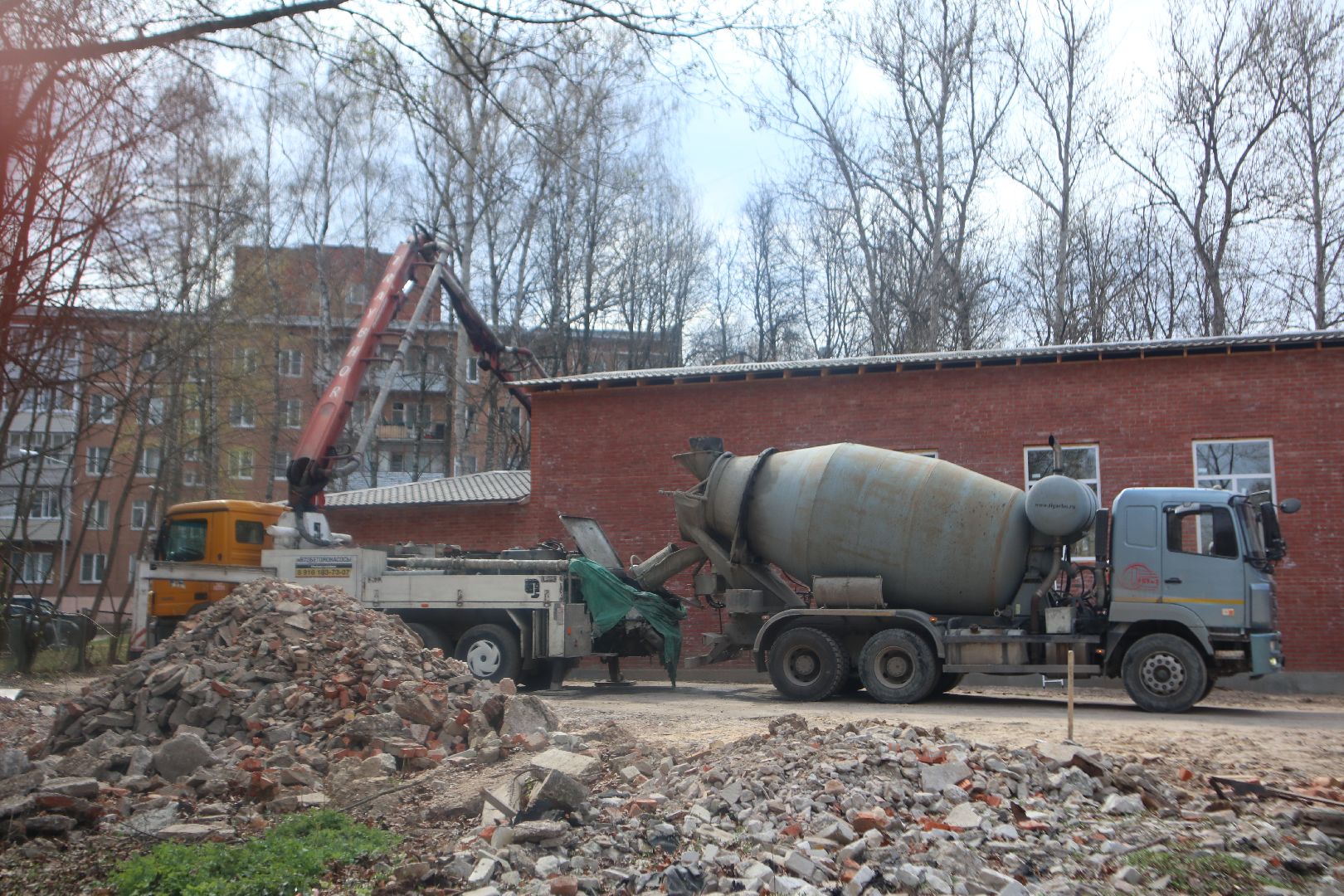 Пущино, строительство