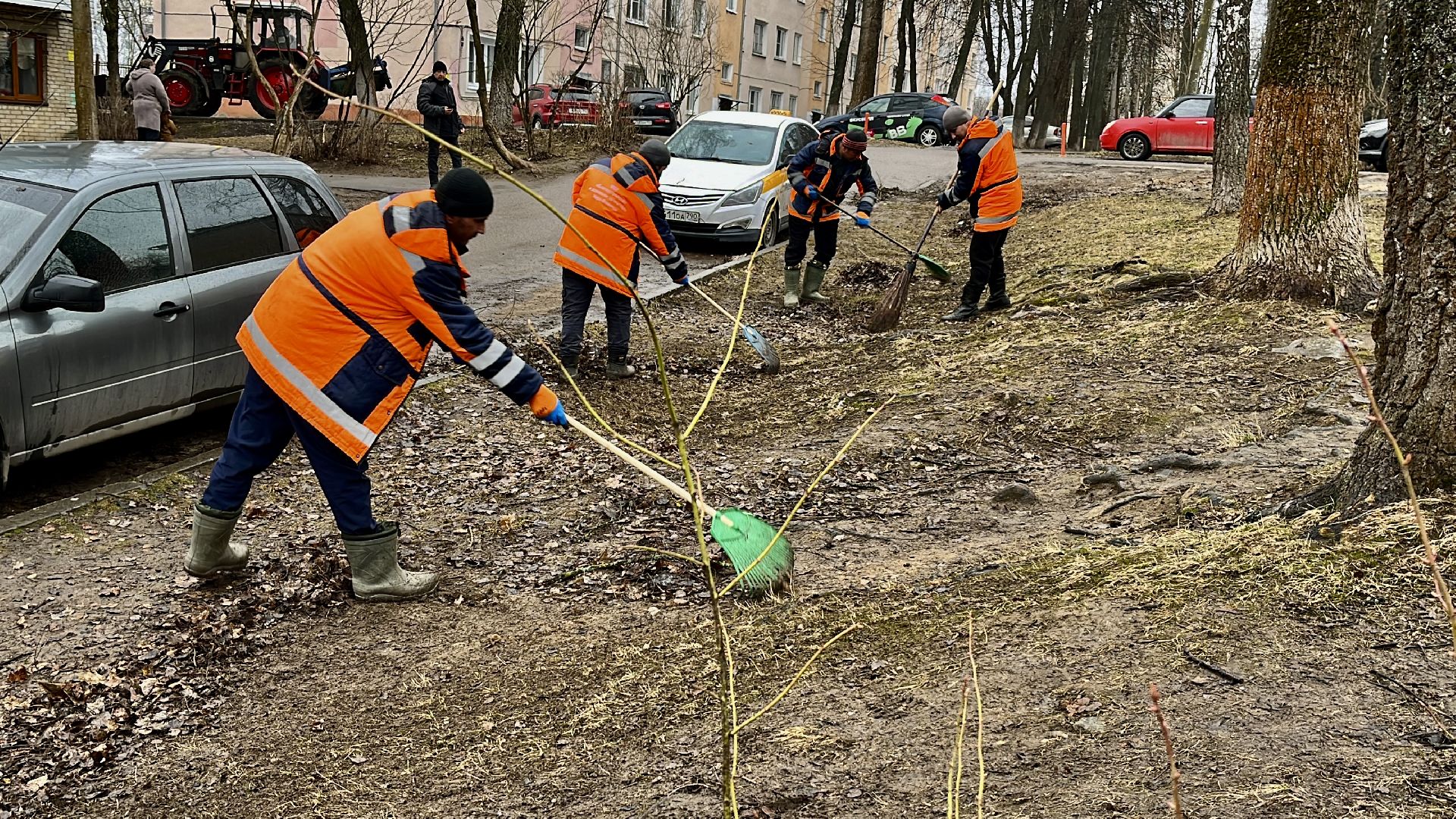 наро-фоминск, наро-фоминский городской округ, жкх, мбу благоустройство и дорожное хозяйство, весенние работы, месячник чистоты,