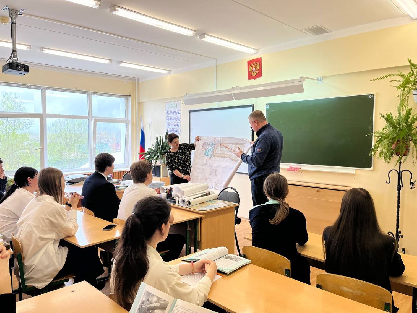 Вадим Дубинский, Шатура, Рошаль, Лицей, открытый урок