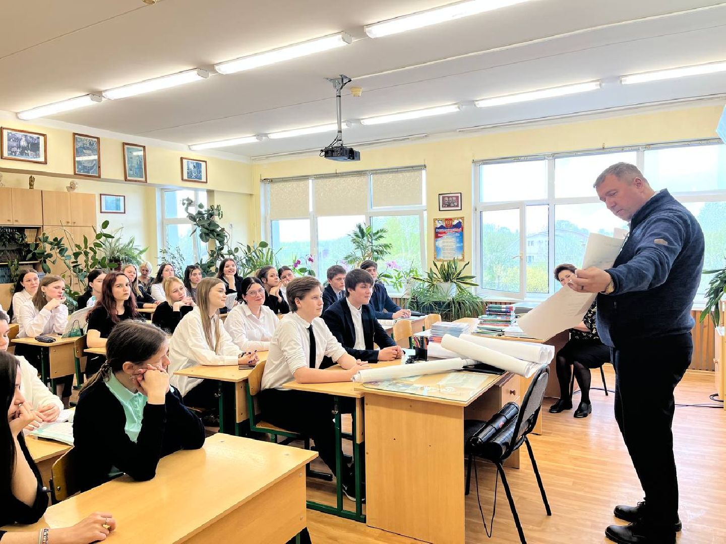 Вадим Дубинский, Шатура, Рошаль, Лицей, открытый урок