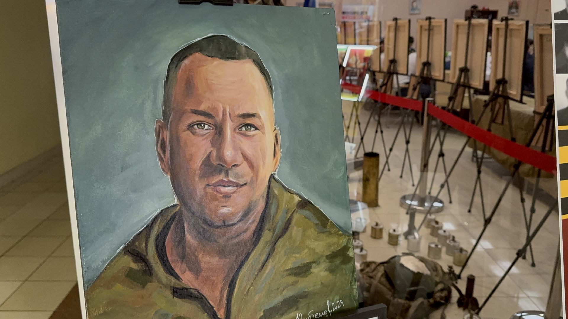 солнечногорск, выставка, бойцы сво, картины, центр поддержки сво,