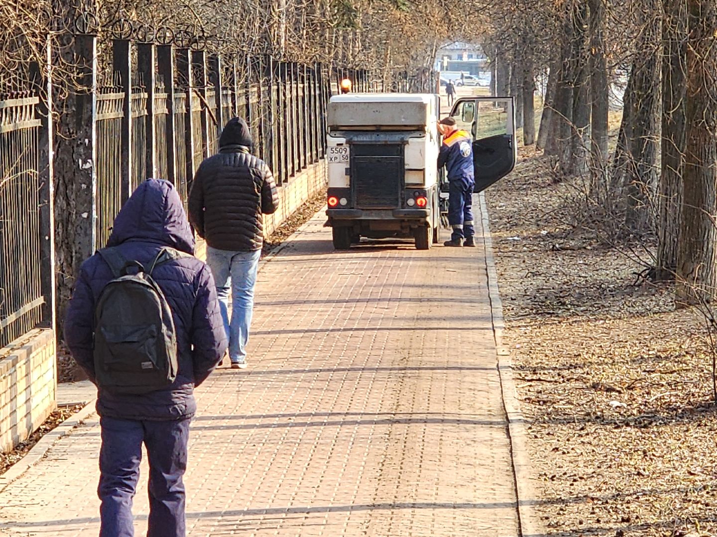 Чехов, улица Чехова, уборка тротуаров, чистка тротуаров, Мосавтодор, уборочная техника, спецтехника, МБУ Чеховское благоустройство,
