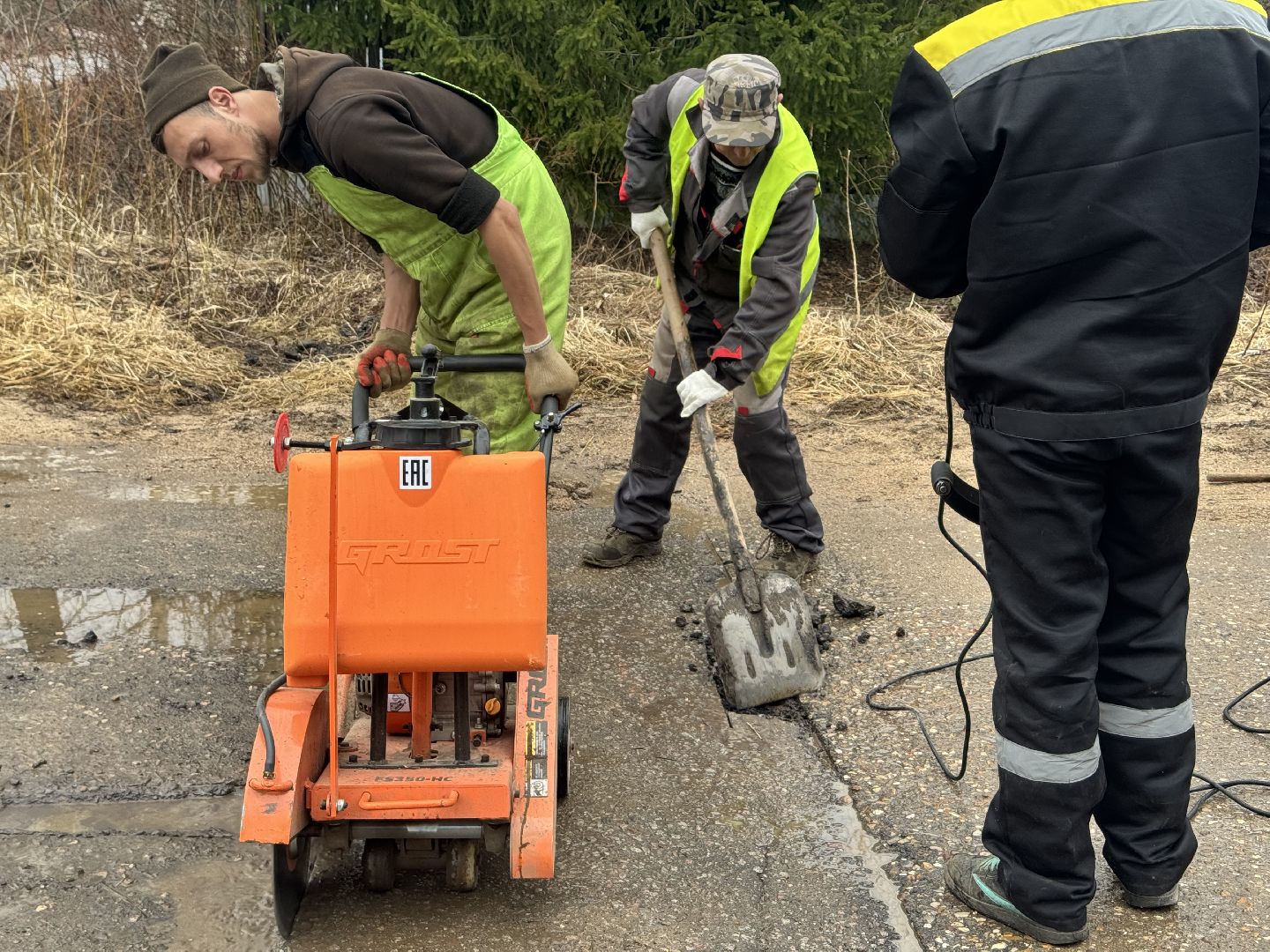 шаховская, ямочный ремонт, ямочный ремонт дорог,