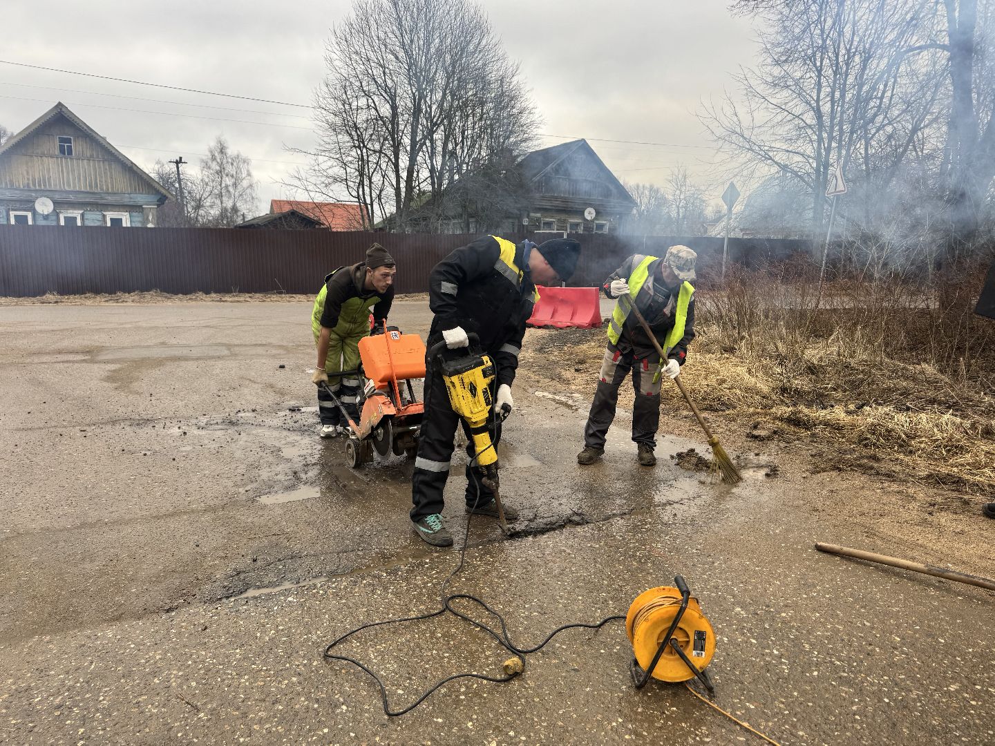 шаховская, ямочный ремонт, ямочный ремонт дорог,