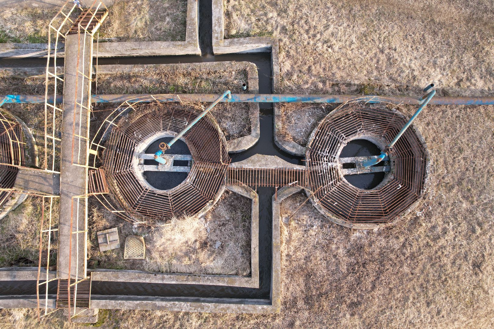 видео с коптера, очистные в дмитрове, строительство очистных,