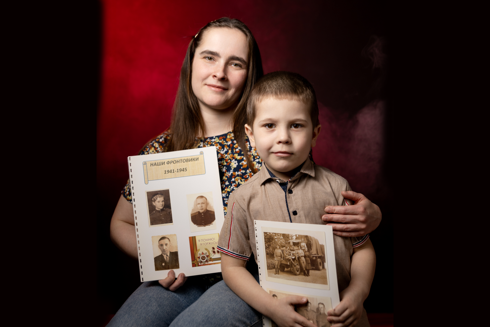 Клин, общество, история, герои великой отечественной войны, бессмертный полк, 80 лет победы, дети, память,