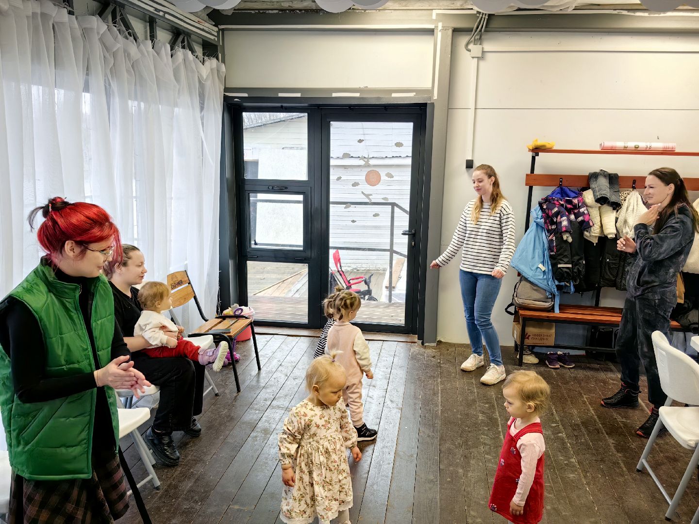 дискотека, парк, традиция, дети, родители,