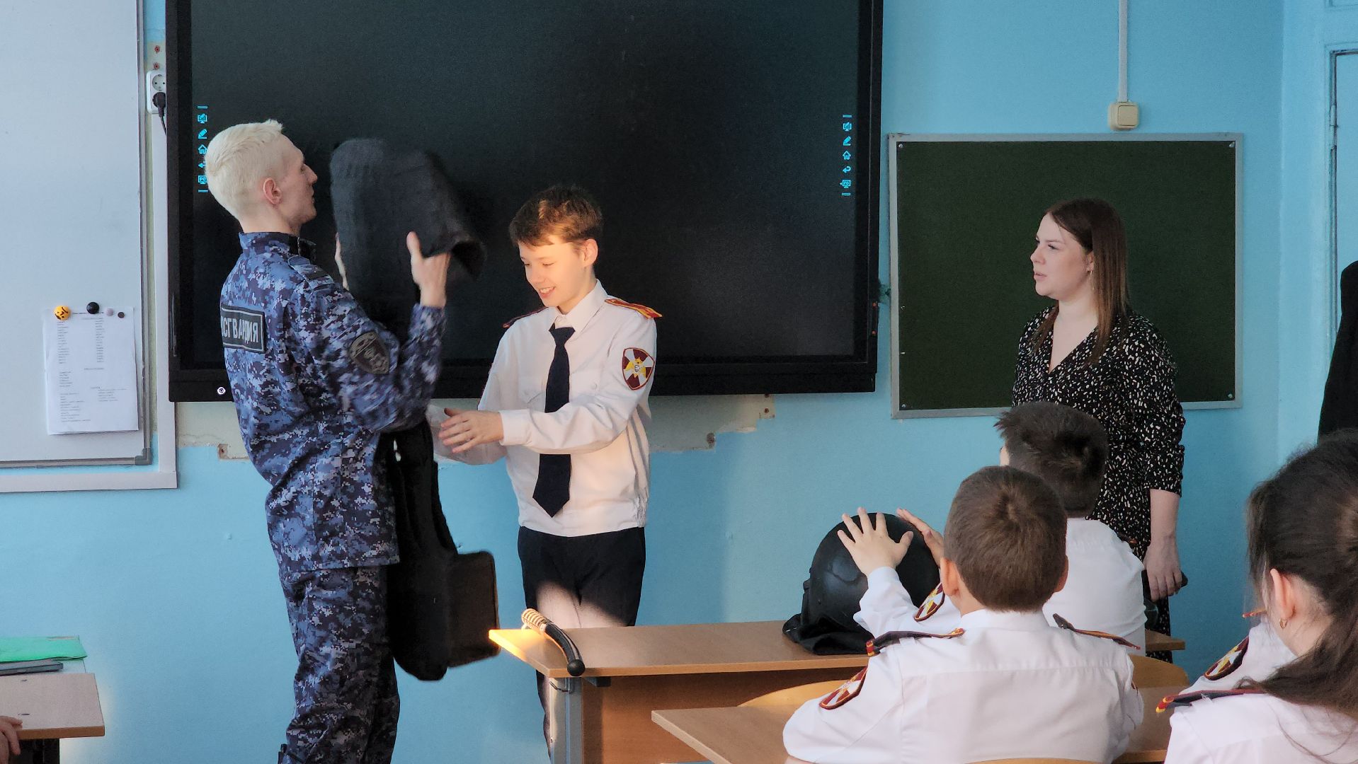 росгвардия, урок мужества, дети,кадеты подмосковья,