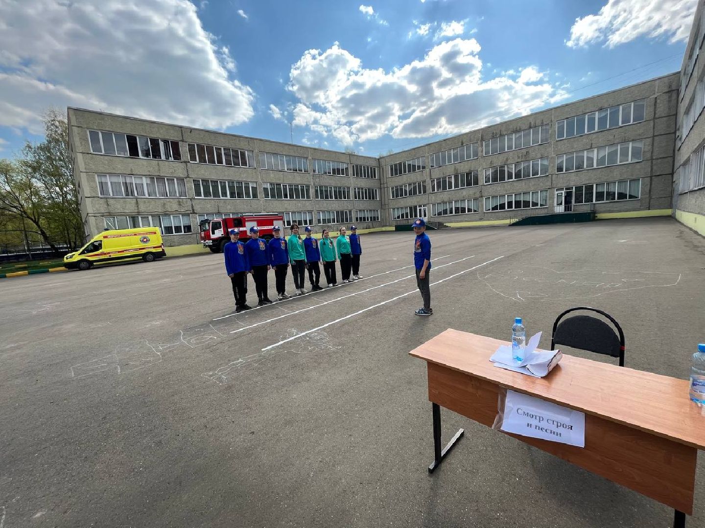 Солнечногорск, соревнования, лицей №1, пожарные, образование