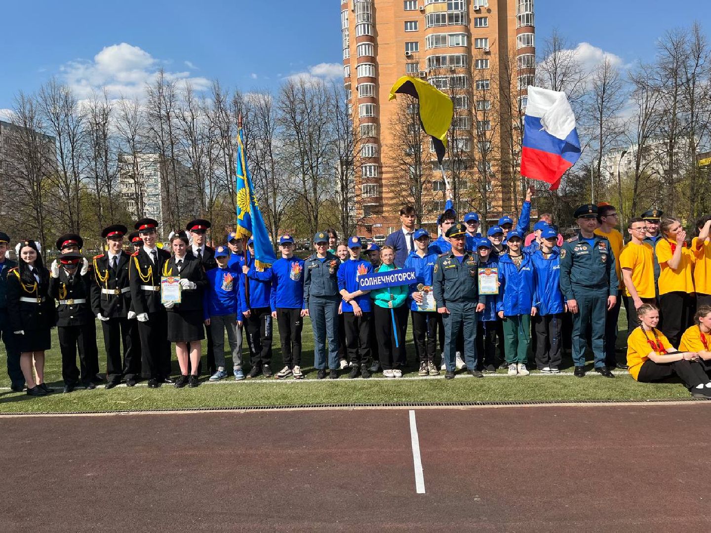 Солнечногорск, соревнования, лицей №1, пожарные, образование