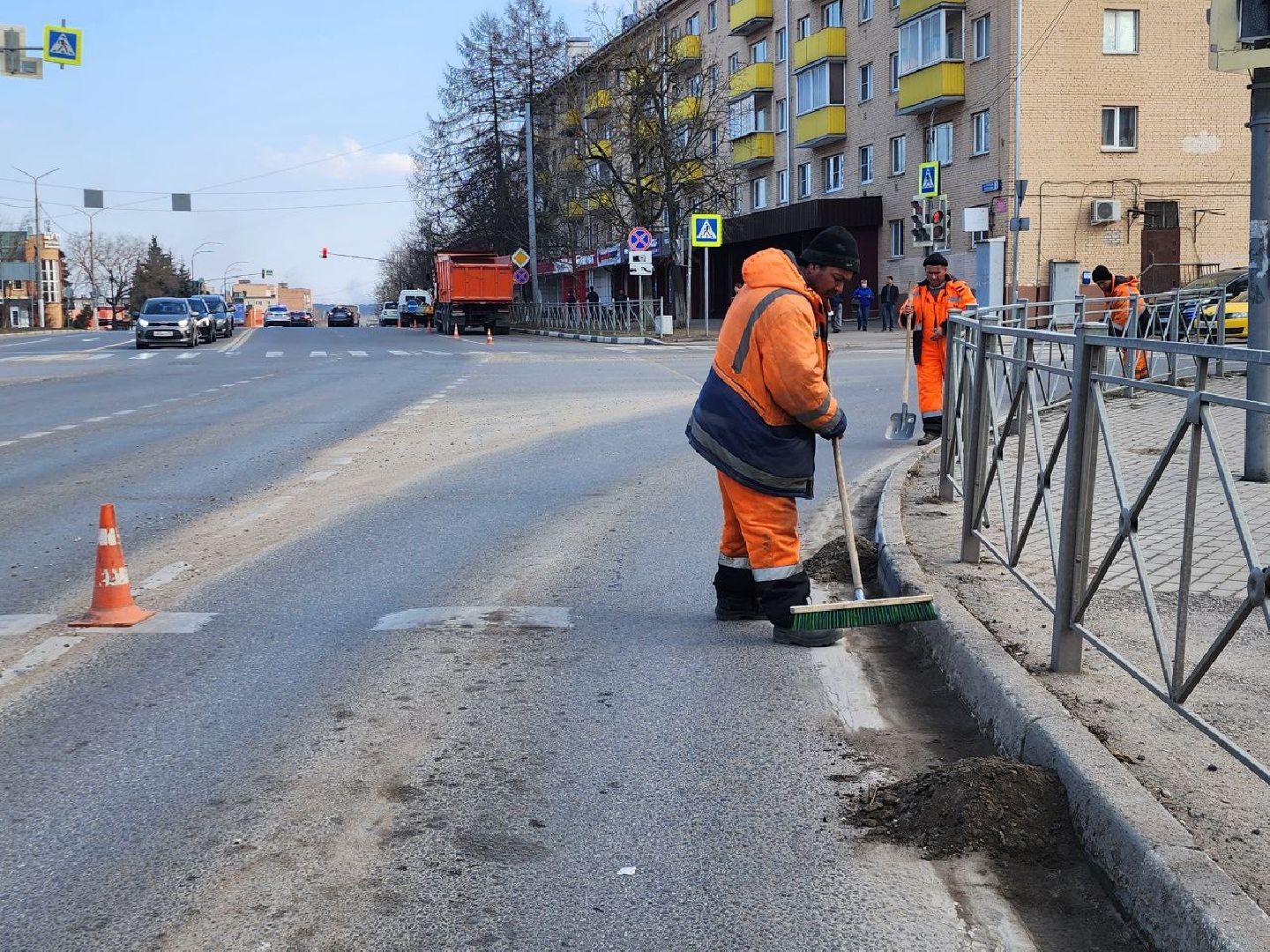 Дороги, Благоустройство, Истра, Уборка,