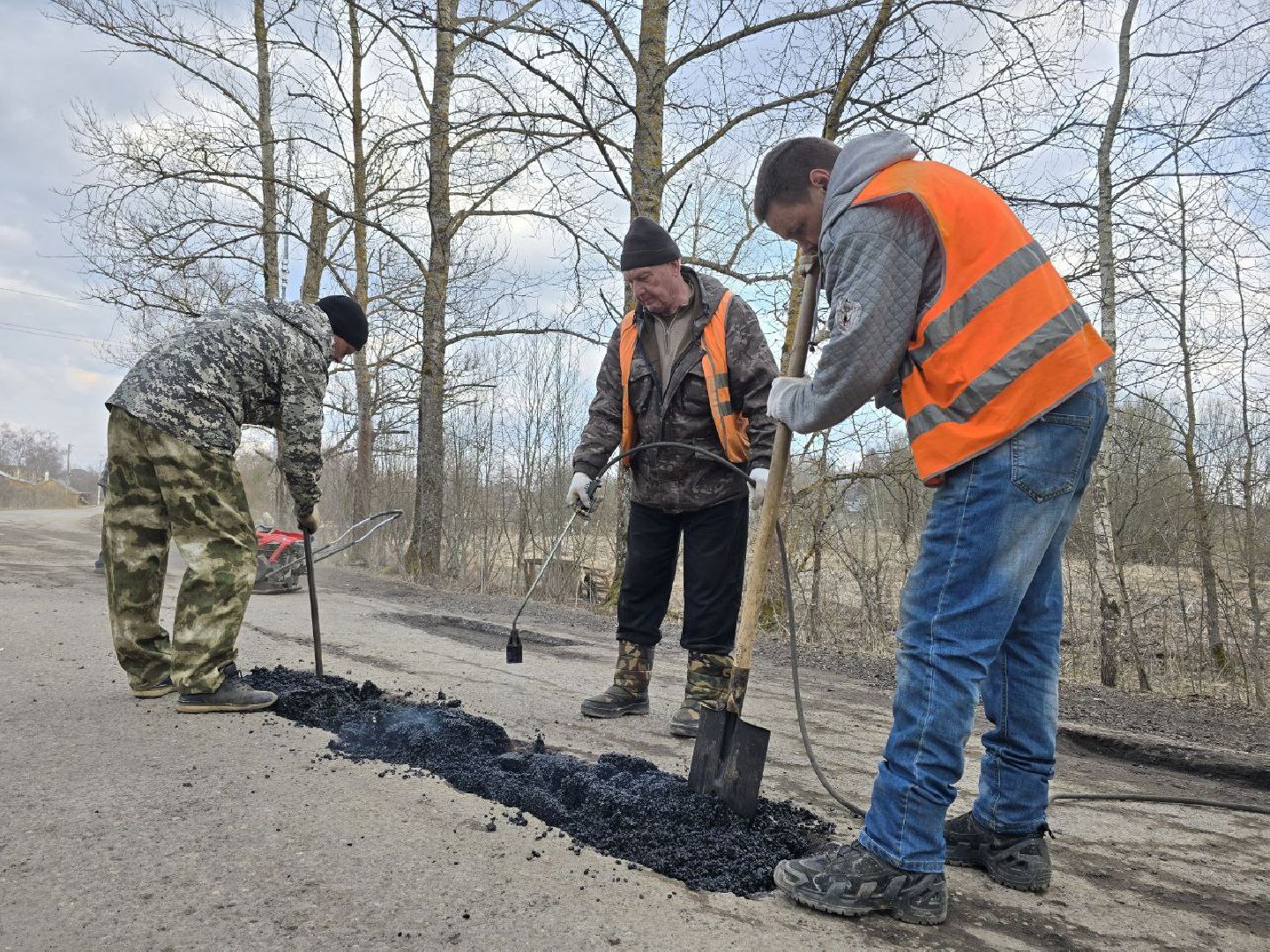 можайск, можайский муниципальный округ, подмосковье, дороги, ямочный ремонт, ремонт дорог,