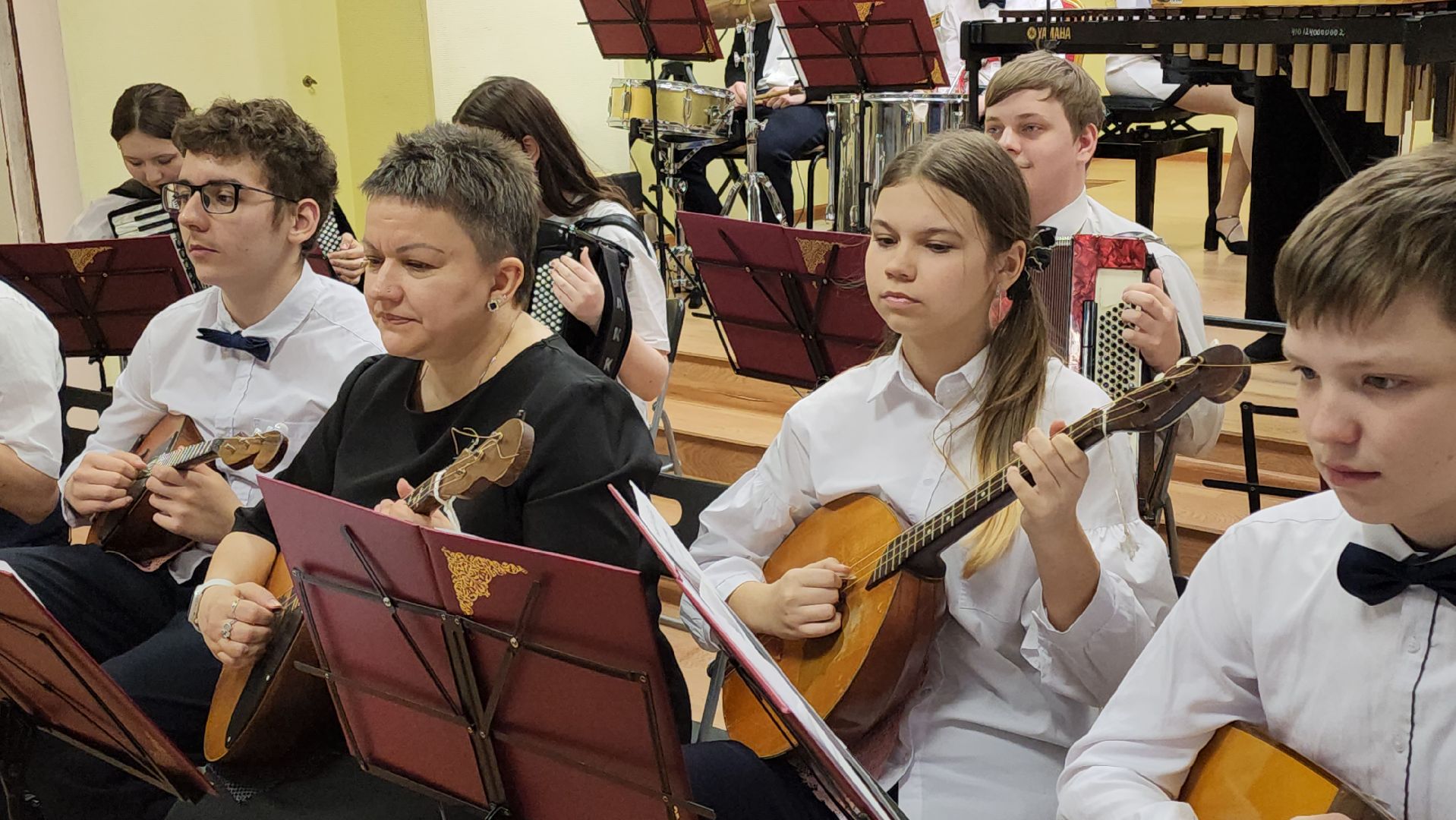 кашира, дши, музыкальная школа, оркестр, русские народные инструменты, 80 - летие победы, день победы, концерт,