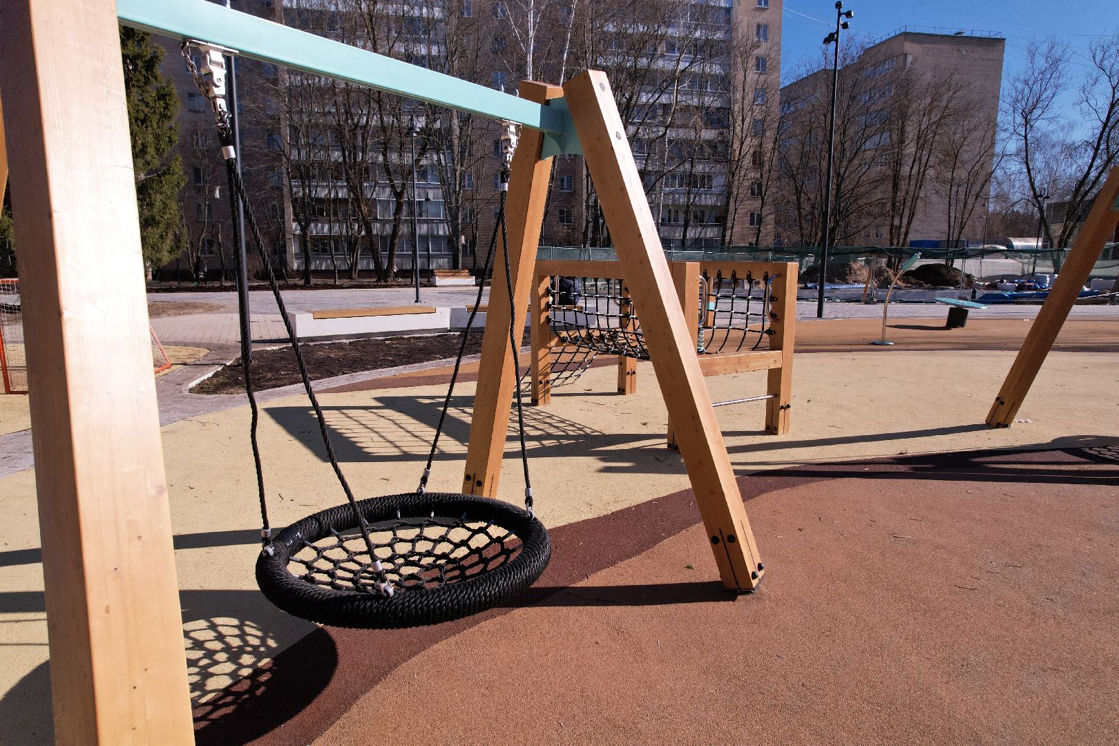 видео с коптера, сквер журавлева, благоустройство сквера в дубне,