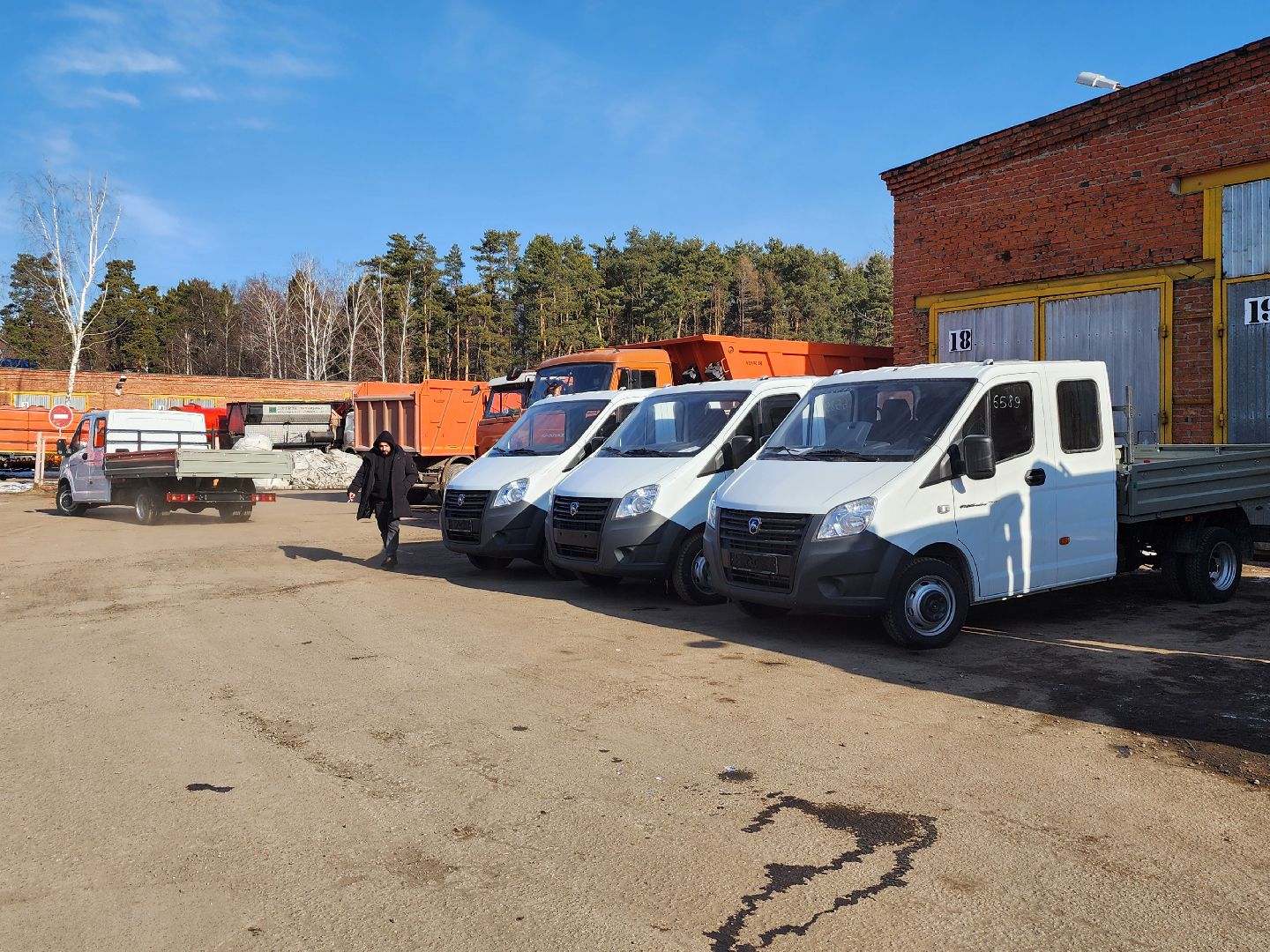 серпухов, комбинат благоустройства, новая техника,