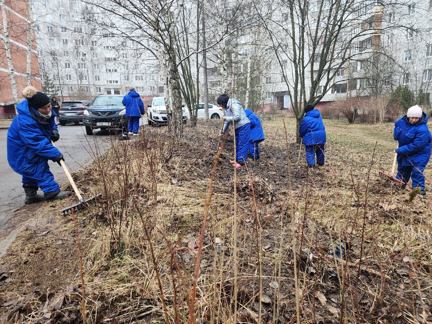 фрязино, уборка улиц, уборка газонов, мбу городское хозяйство,
