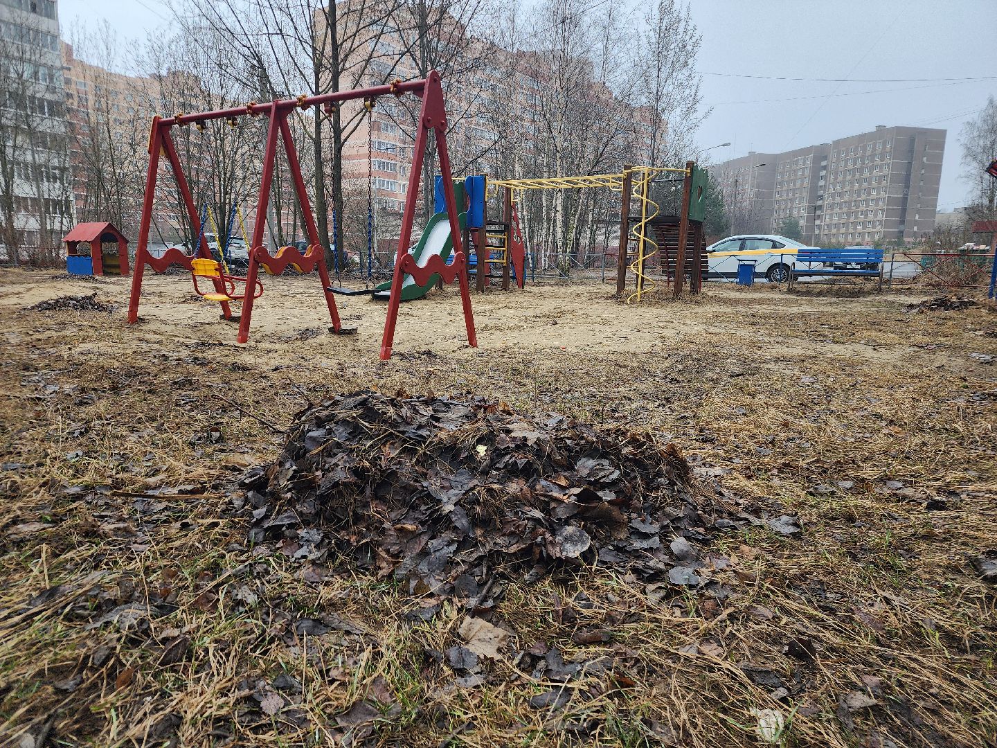 фрязино, уборка улиц, уборка газонов, мбу городское хозяйство,