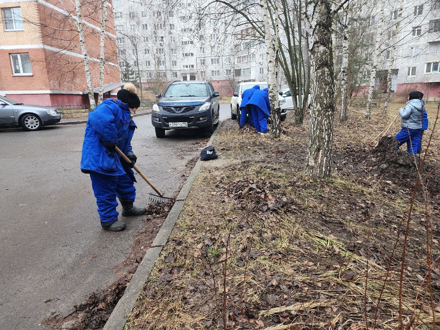 фрязино, уборка улиц, уборка газонов, мбу городское хозяйство,