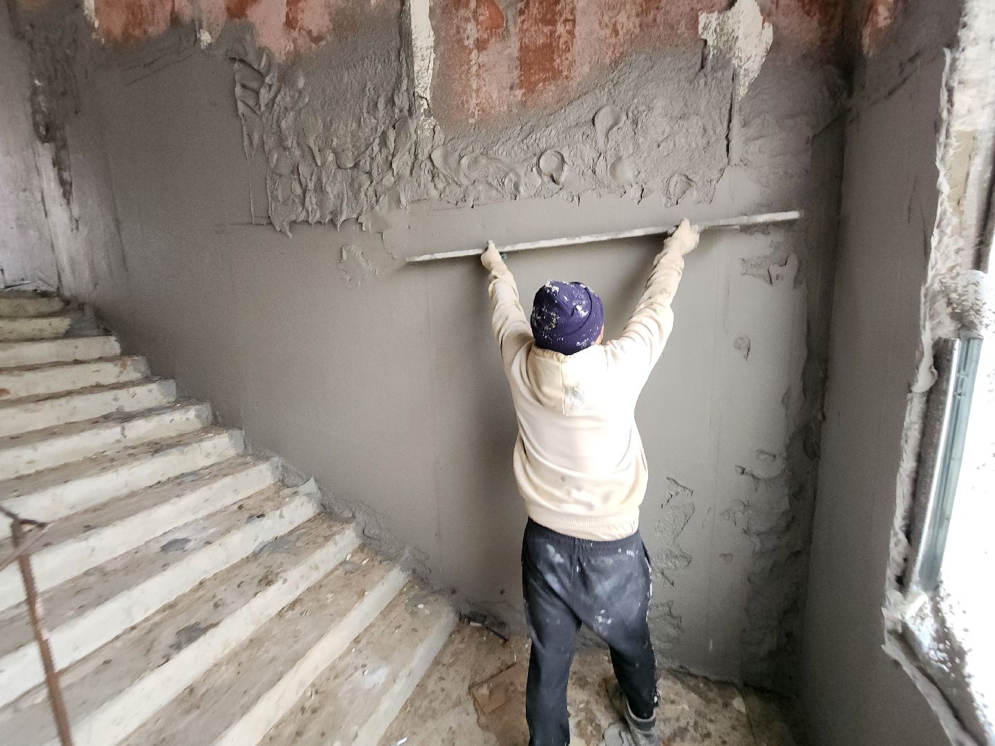 Чехов, школа 3, строительство пристройки на 200 мест, черновая отделка помещений, лестничные клетки, штукатурка, утепление фасада, монтаж инженерных сетей, госпрограмма московской области,