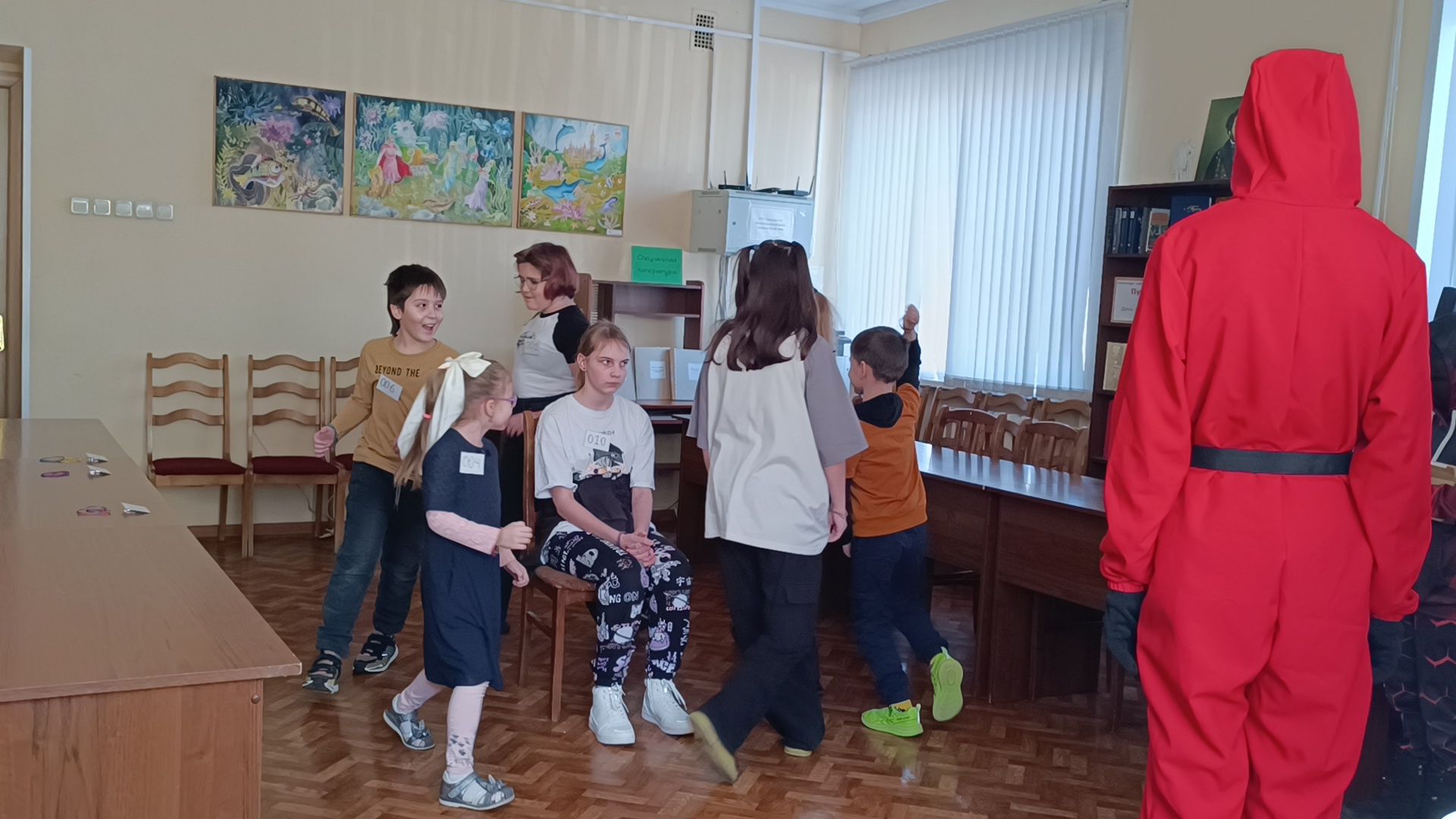 игра в кальмара, квест, библиотека, лобня,