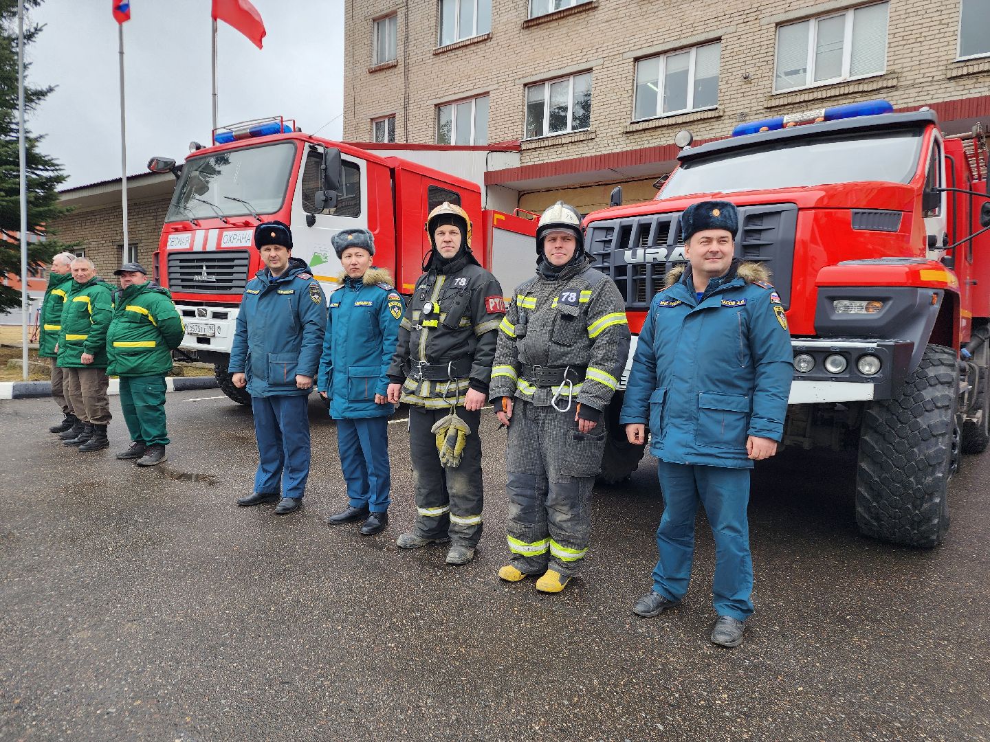 фрязино, пожарные учения, пожароопасный сезон, мчс, лесная охрана,