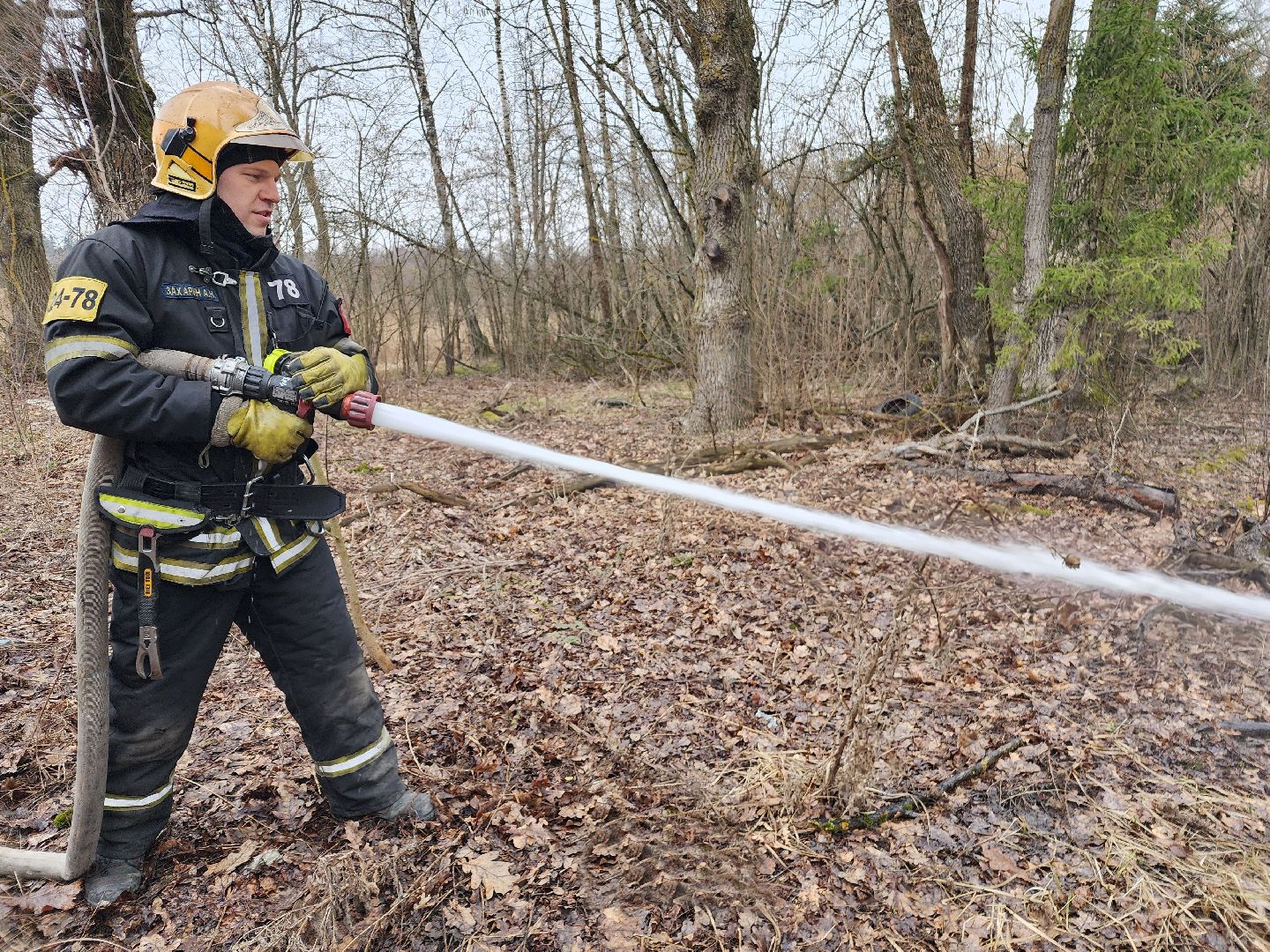 фрязино, пожарные учения, пожароопасный сезон, мчс, лесная охрана,