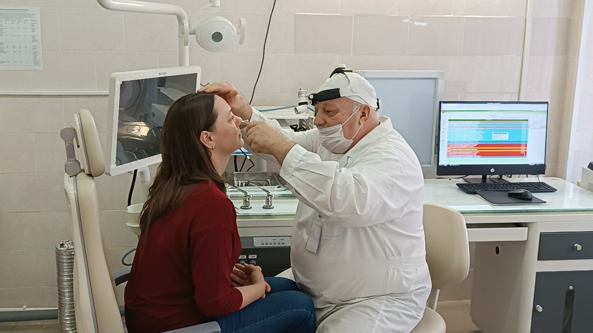 ЛОР-комбайн, Фряновская поликлиника, отоларингология, новое медицинское оборудование,