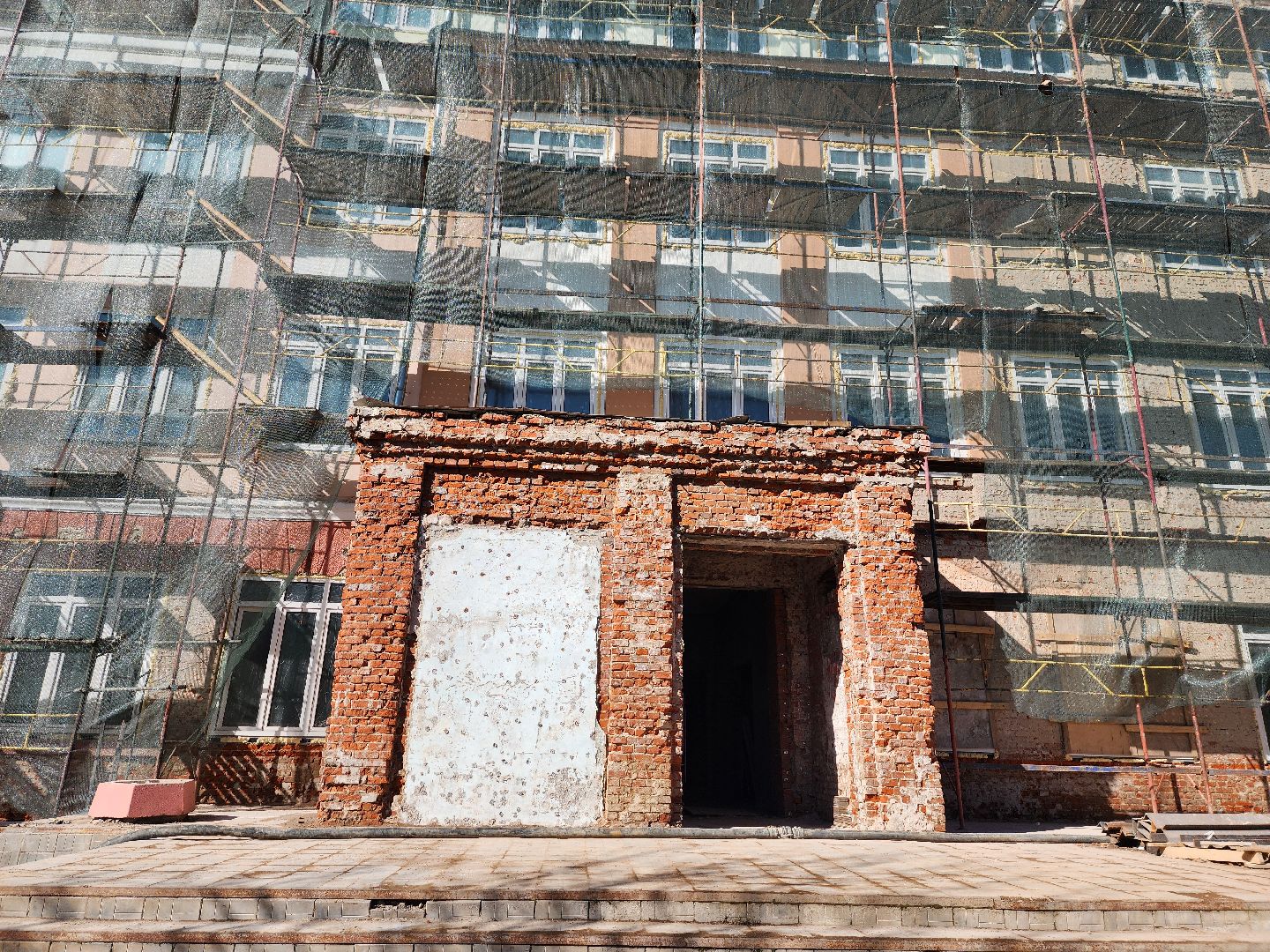 серпухов, улица советская, капитальный ремонт школ, школа 1,